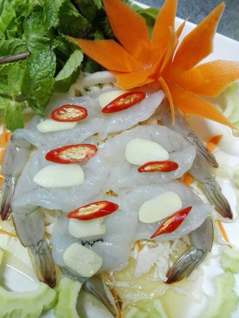 กุ้งแช่น้ำปลา