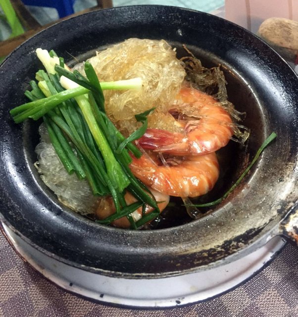กุ้งอบวุ้นเส้น