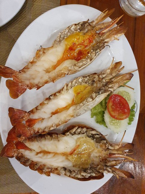 กุ้งเผา