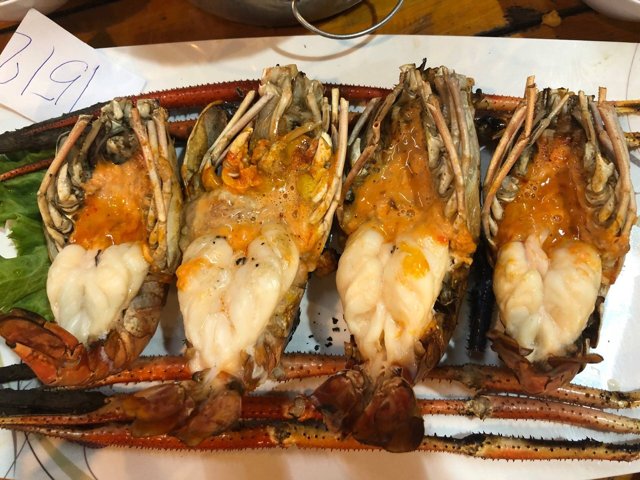 กุ้งเผา