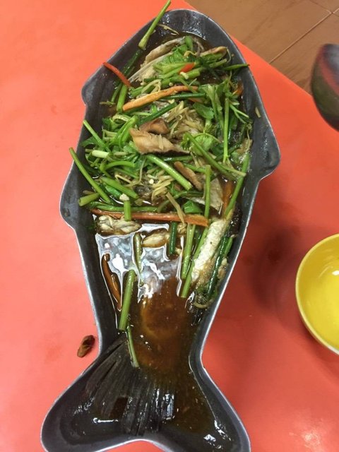 ปลานึ่งซีอิ๊ว